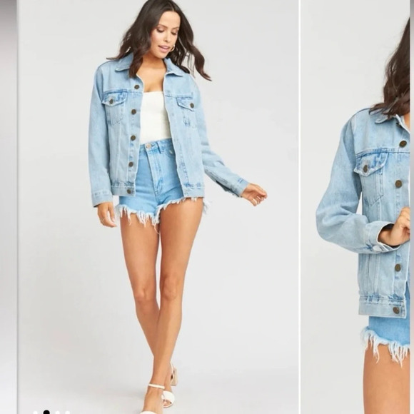 New Show Me Your MuMu Dover Jean Jacket Wedding Maid of Honor Boho Western - Picture 3 of 11